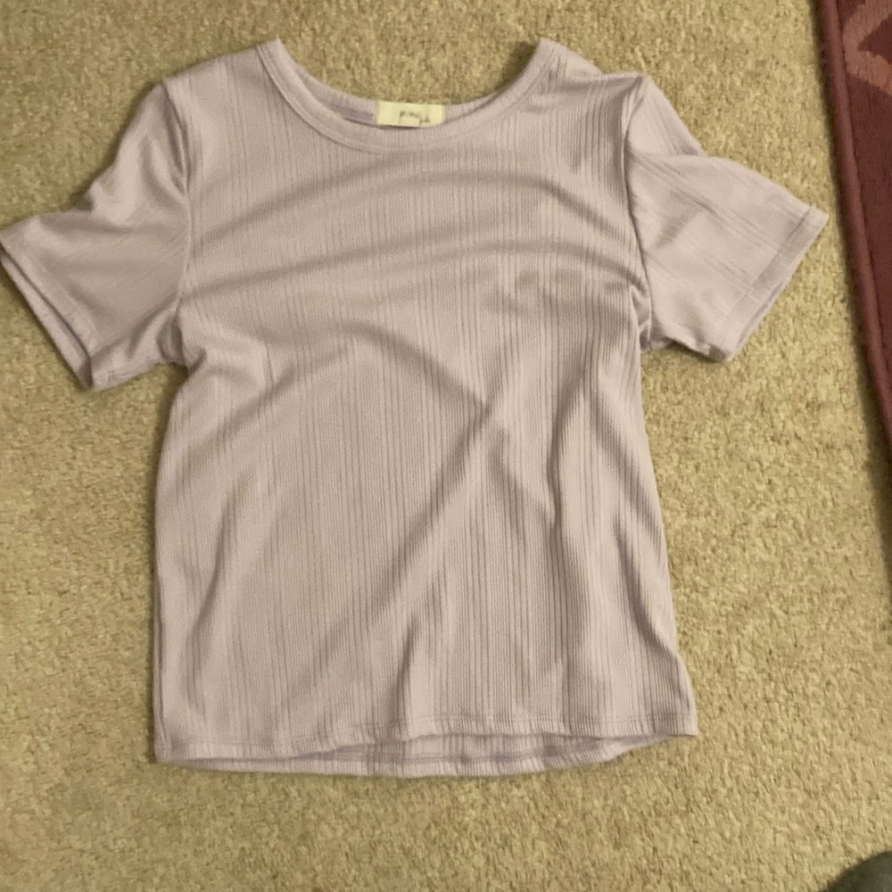 Light purple, pinc girls, tee shirt, basic, cute, size S